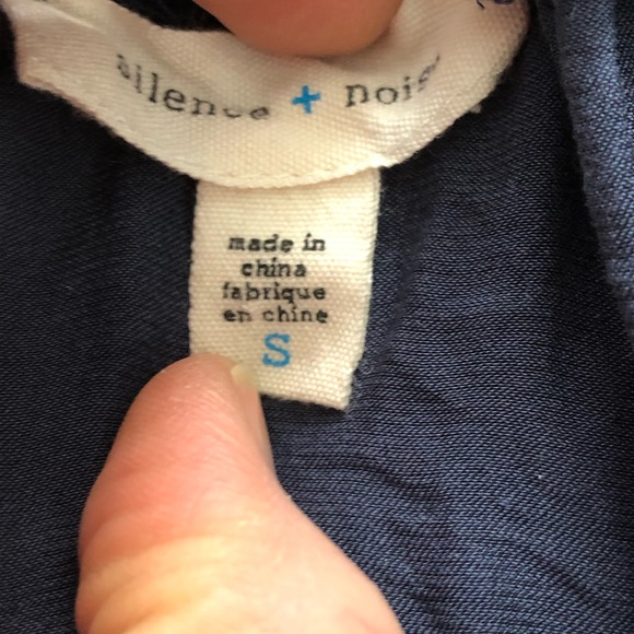 Urban Outfitters Silence + Noise Royal Blue Drawstring Midi Skirt Size Small - Picture 6 of 11